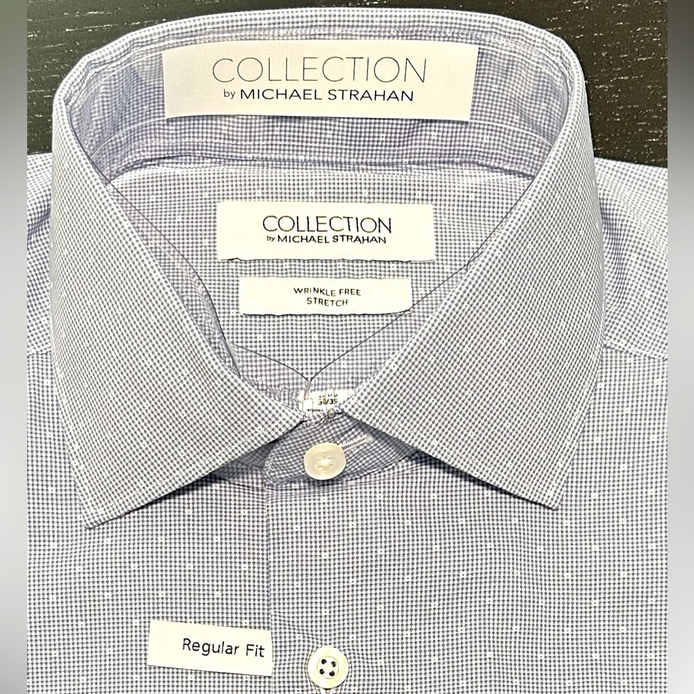 Collection by Michael Strahan men’s button down dress shirt